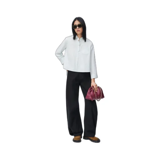 Balloon trousers in cotton