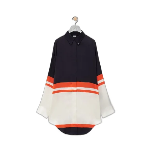 Shirt in silk blend
