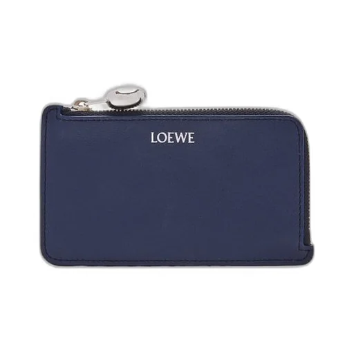 Pebble coin cardholder in shiny nappa calfskin