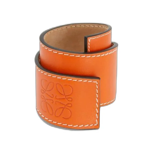 Slap bracelet in calfskin