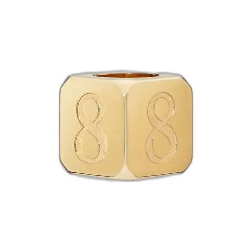Small dice in metal