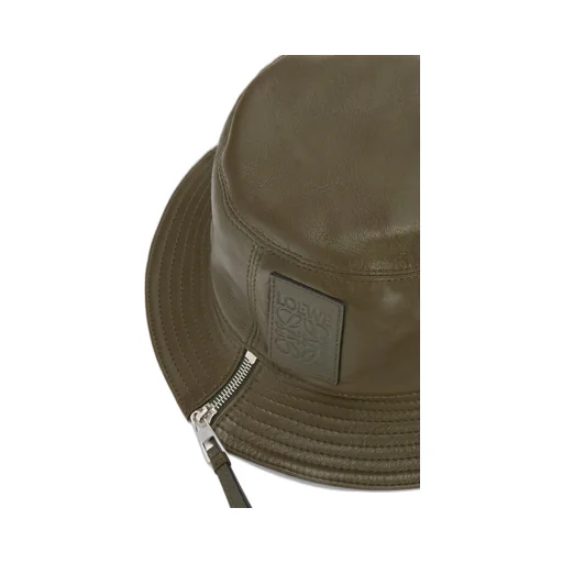 Fisherman hat in nappa calfskin