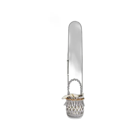 Small Fringes Bucket bag in calfskin