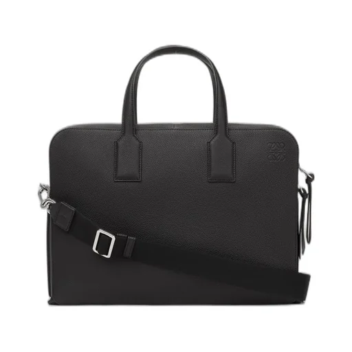 Goya thin briefcase in soft grained calfskin