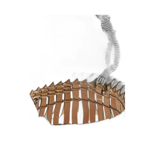 Fringes Bucket bag in calfskin