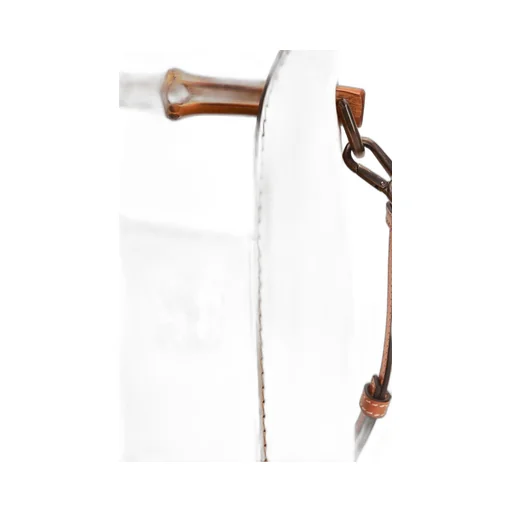 Bamboo bucket bag in calfskin