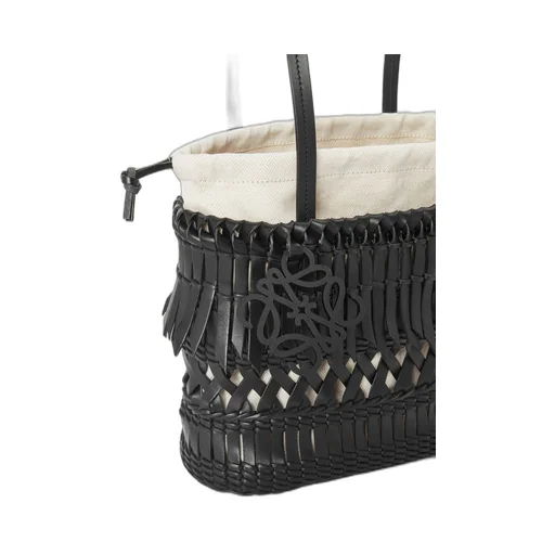 Fringe Square Basket bag in calfskin