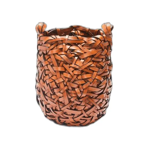 Small Nest Basket bag in calfskin