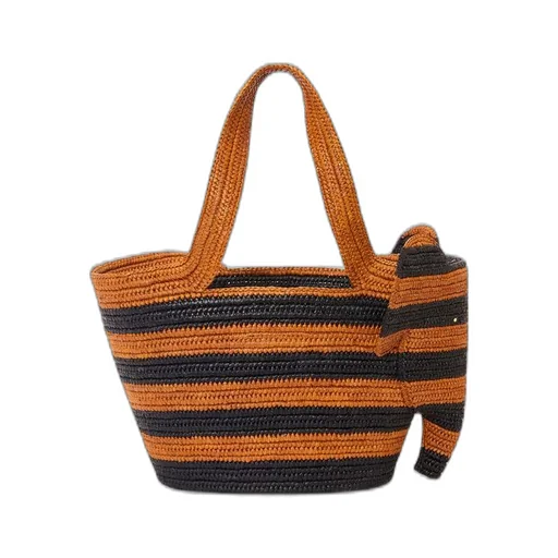 Small Elephant Basket bag in raffia