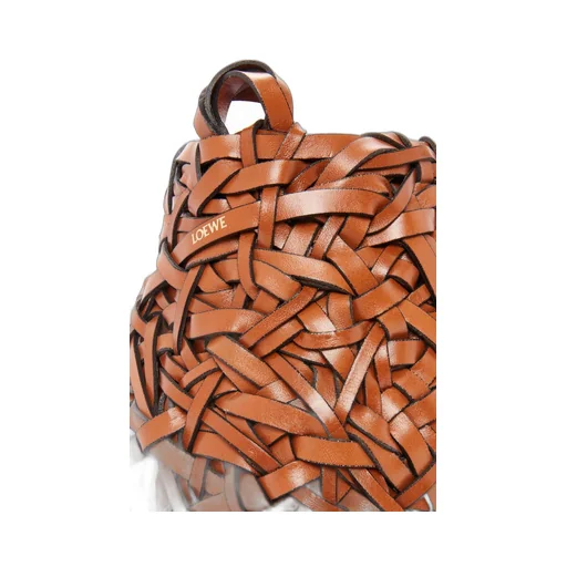 Small Nest Basket bag in calfskin