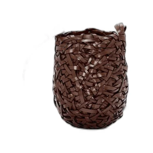 Small Nest Basket bag in calfskin