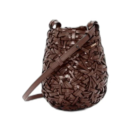 Small Nest Basket bag in calfskin
