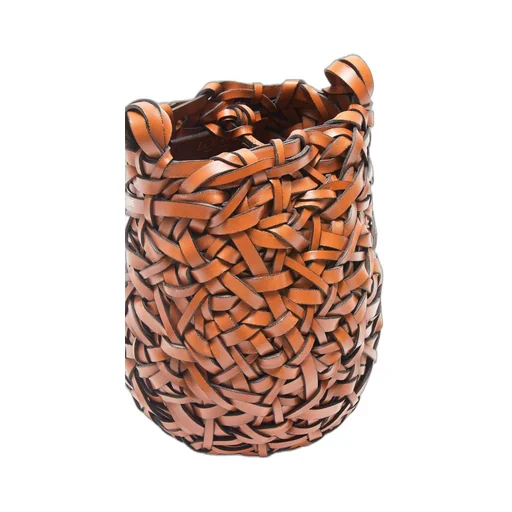 Small Nest Basket bag in calfskin
