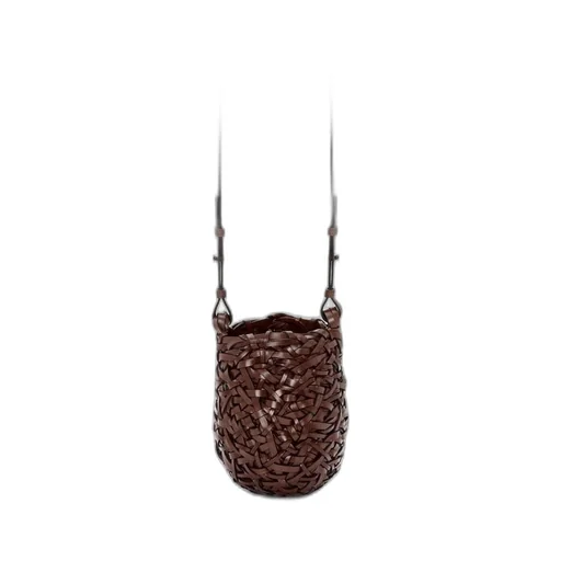Small Nest Basket bag in calfskin