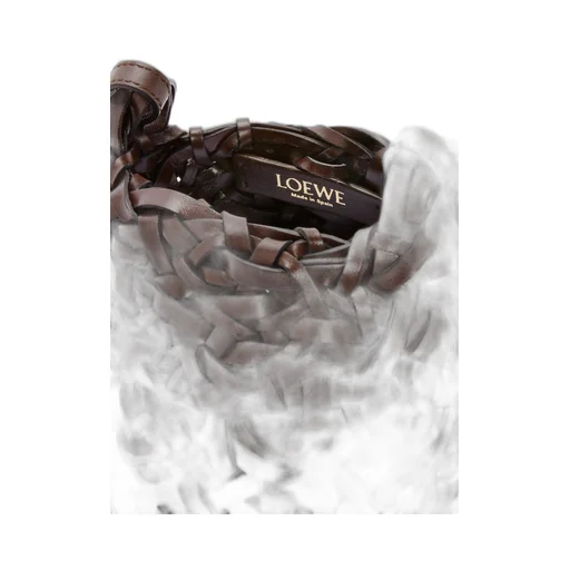 Small Nest Basket bag in calfskin