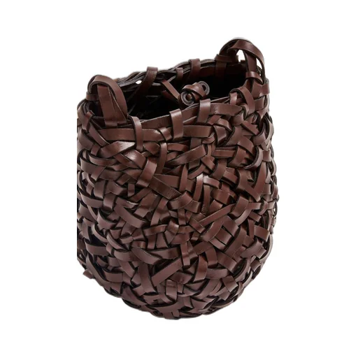 Small Nest Basket bag in calfskin