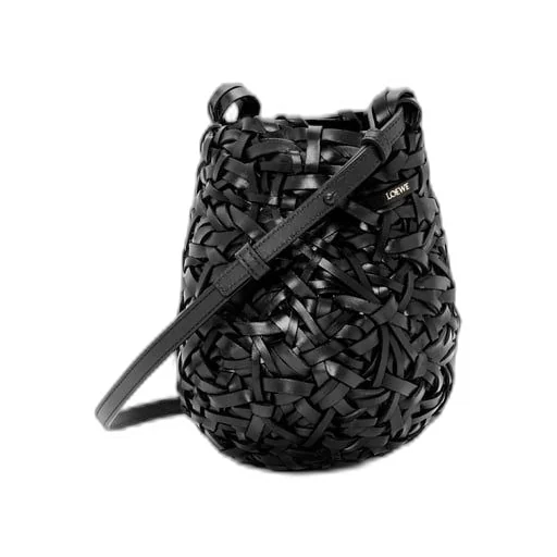 Small Nest Basket bag in calfskin