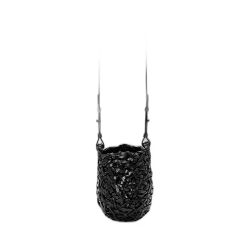 Small Nest Basket bag in calfskin