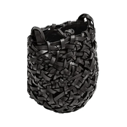 Small Nest Basket bag in calfskin