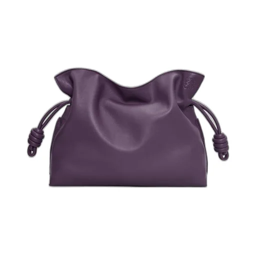 Medium Flamenco clutch in nappa calfskin
