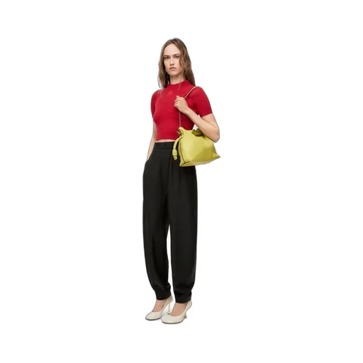 Medium Flamenco clutch in nappa calfskin