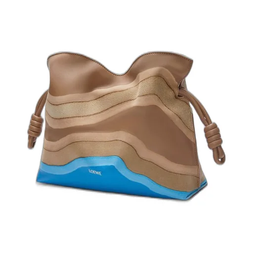 Medium Flamenco clutch in nappa calfskin