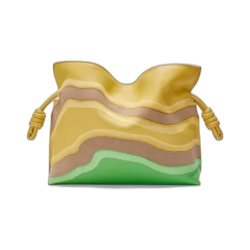 Medium Flamenco clutch in nappa calfskin