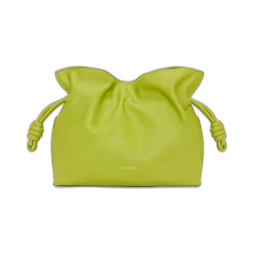 Medium Flamenco clutch in nappa calfskin