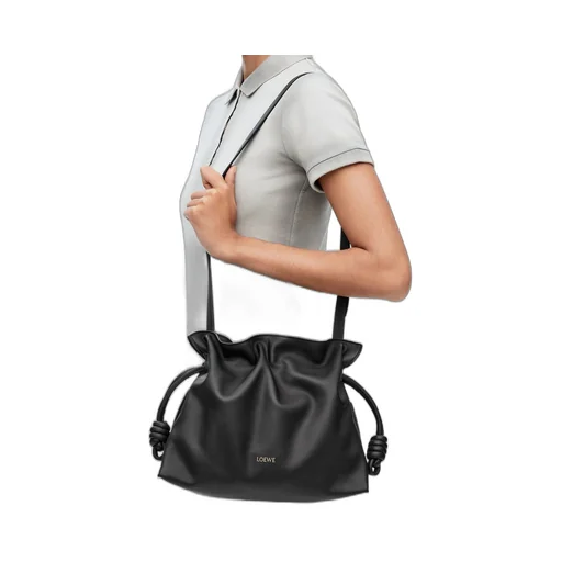 Medium Flamenco clutch in nappa calfskin