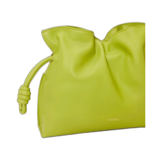Medium Flamenco clutch in nappa calfskin
