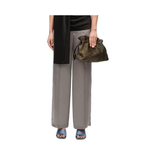 Flamenco clutch in hairy calfskin