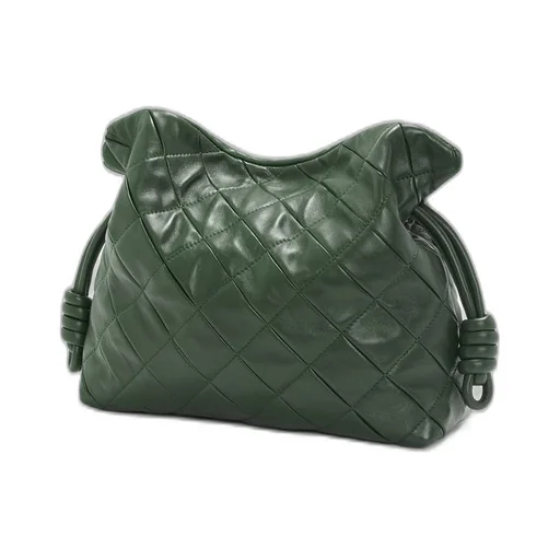 Medium Flamenco clutch in pleated nappa lambskin