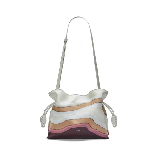 Medium Flamenco clutch in nappa calfskin