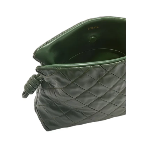 Medium Flamenco clutch in pleated nappa lambskin