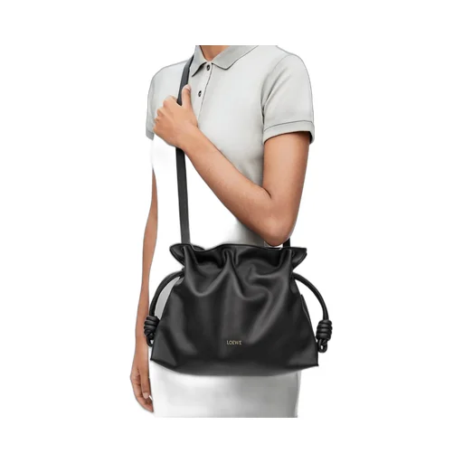 Medium Flamenco clutch in nappa calfskin