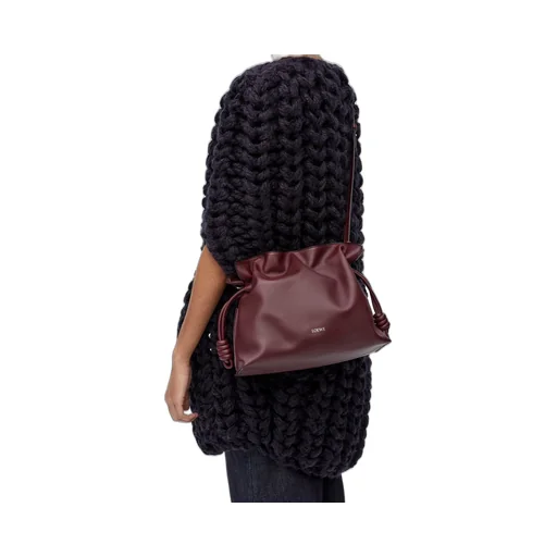 Medium Flamenco clutch in nappa calfskin