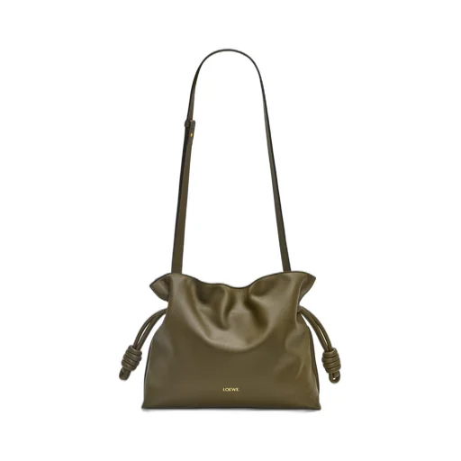 Medium Flamenco clutch in nappa calfskin