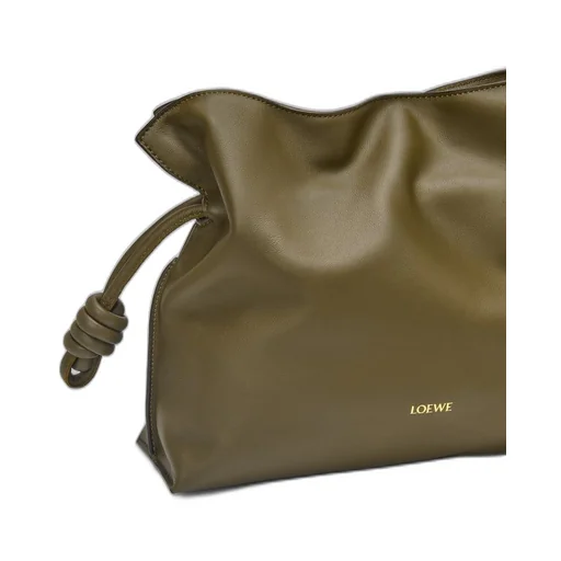 Medium Flamenco clutch in nappa calfskin