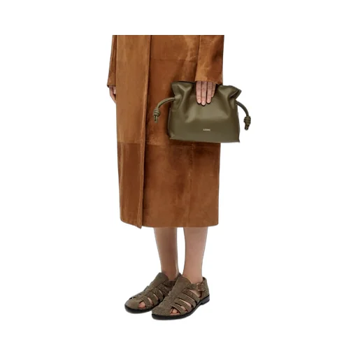 Mini Flamenco clutch in nappa calfskin