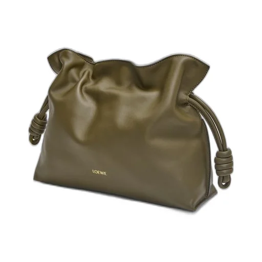 Medium Flamenco clutch in nappa calfskin