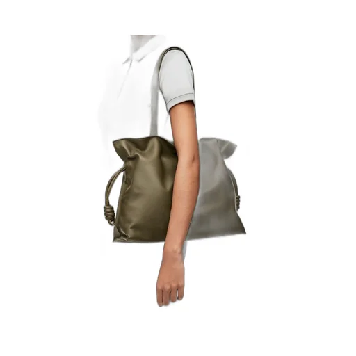 Large Flamenco clutch in nappa calfskin