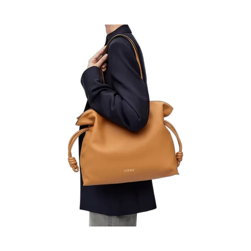 Large Flamenco clutch in nappa calfskin