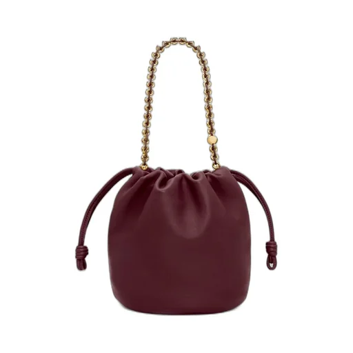Flamenco purse bucket in mellow nappa lambskin