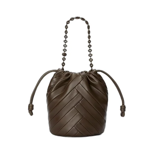 Flamenco Purse Bucket bag in mellow nappa lambskin