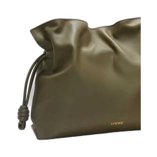 Large Flamenco clutch in nappa calfskin