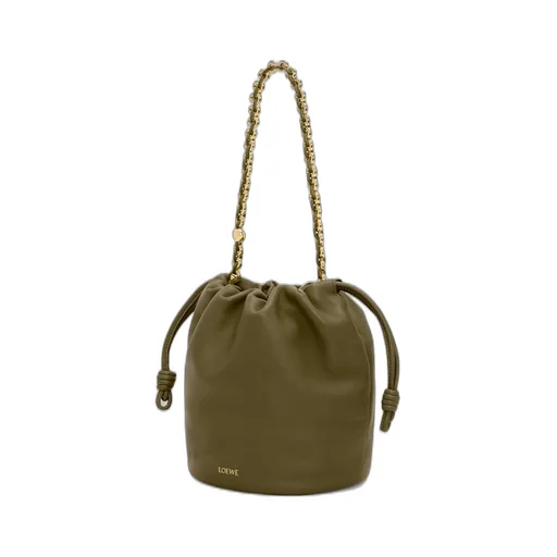 Flamenco purse bucket in mellow nappa lambskin