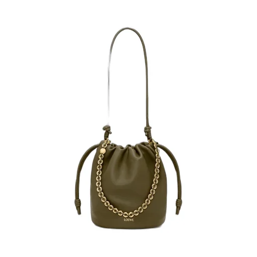 Flamenco purse bucket in mellow nappa lambskin