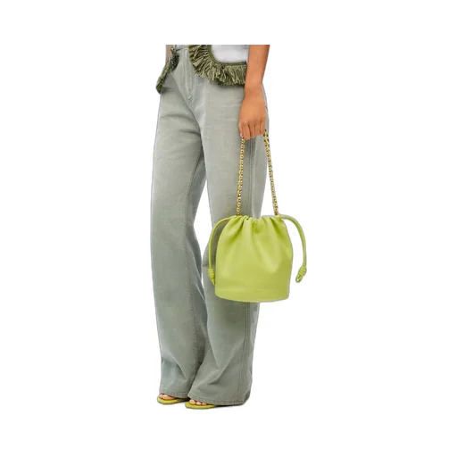 Flamenco purse bucket in mellow nappa lambskin