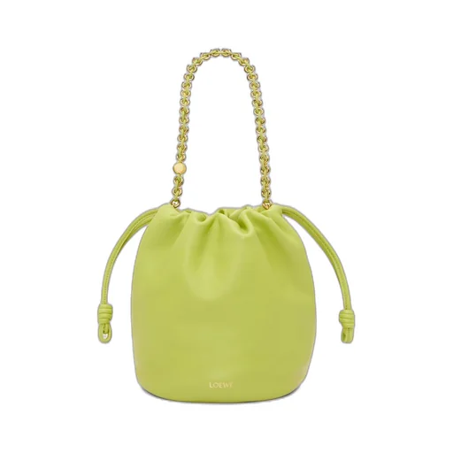 Flamenco purse bucket in mellow nappa lambskin