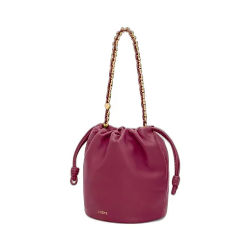 Flamenco purse bucket in mellow nappa lambskin